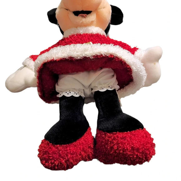 Disney Store Minnie Mouse 15" Plush Christmas Holiday Character Mrs. Santa Claus - Picture 5 of 13